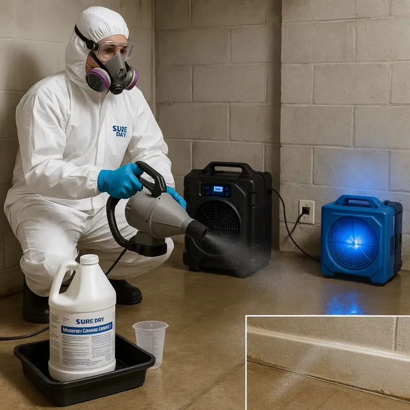 Sanitization and Odor Removal process in North Pembroke, MA