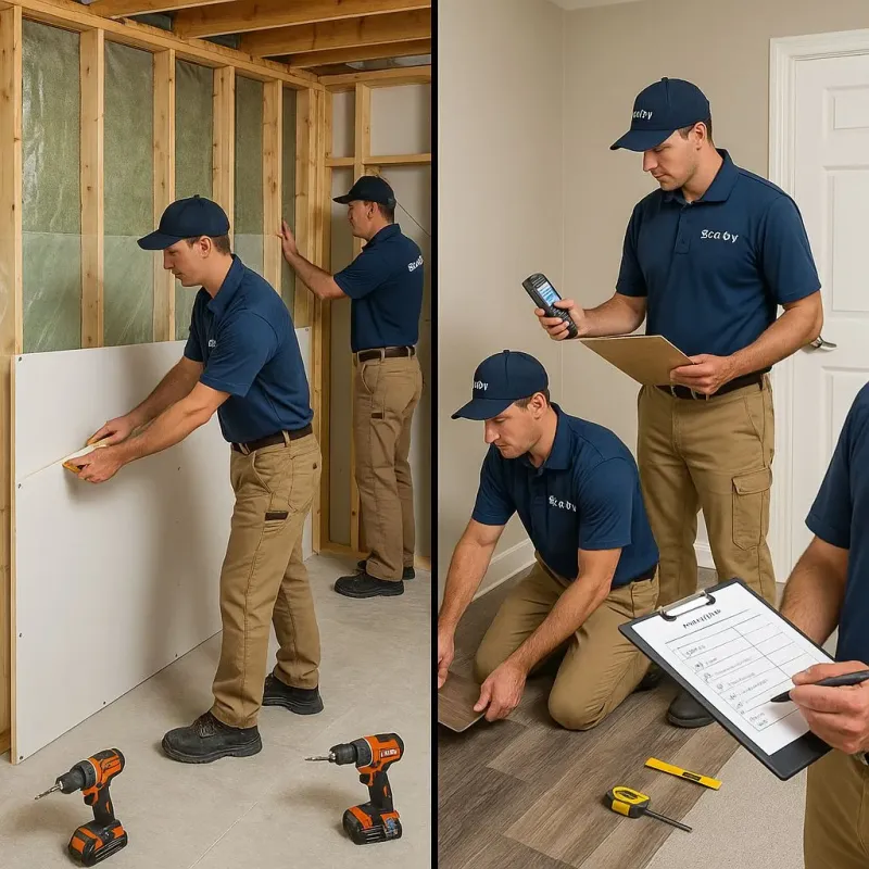 Repairs and Reconstruction process in North Pembroke, MA